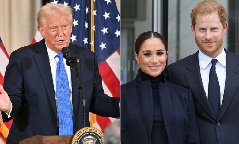 Split of Trump and Harry and Meghan