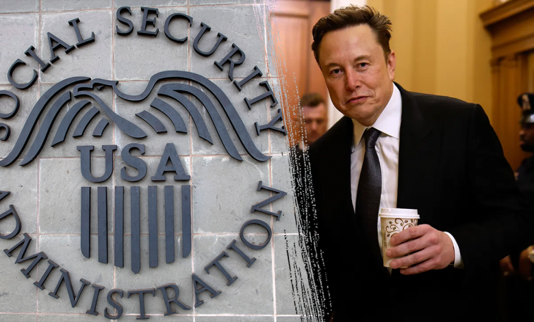 social security, Musk split