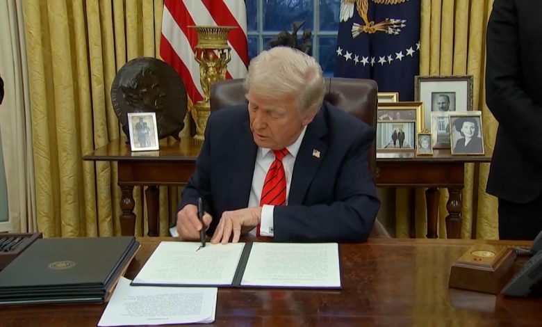 Trump signs executive order