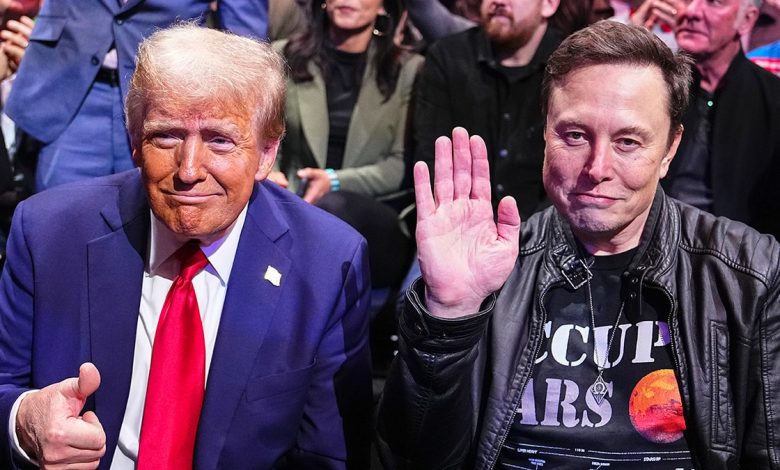 Donald Trump and Elon Musk