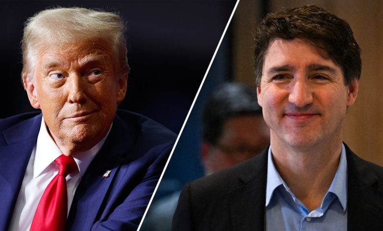 President-elect Trump and Canadian Prime Minster Justin Trudeau