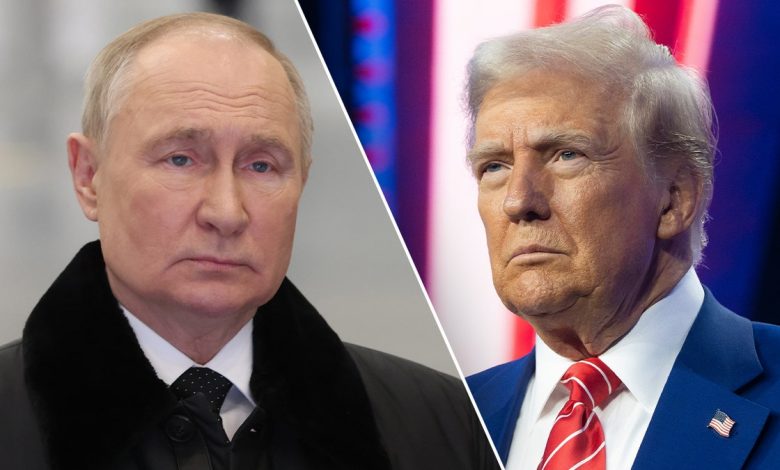 Russian President Vladimir Putin (Left), US President Donald Trump (RIght)