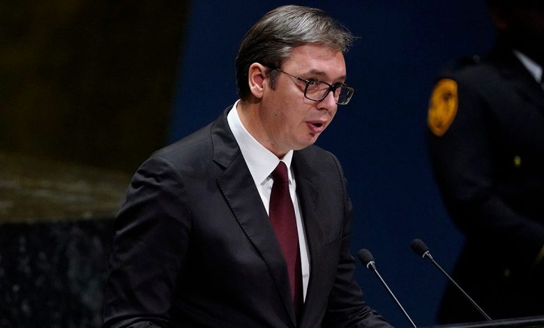 Serbian president says he was tired when he voted against Russia on Ukraine resolution