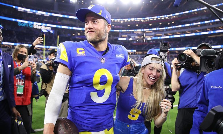 Matthew Stafford's wife Kelly, reacts to NFL star's reunion with Rams