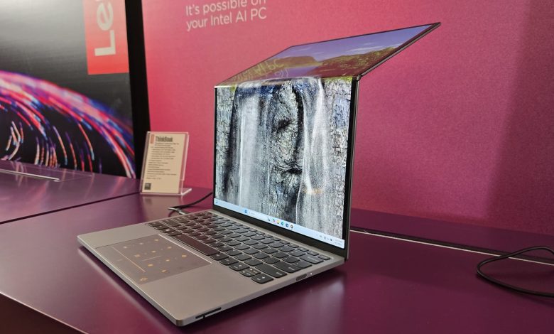 Lenovo teases solar-powered and foldable screen concept laptops