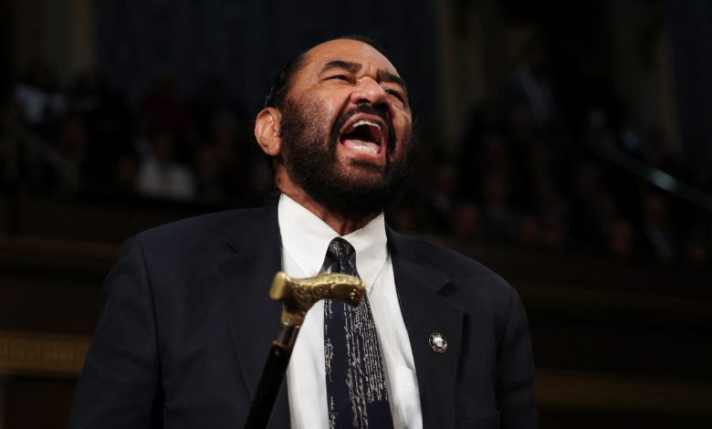 House censures Rep. Al Green for heckling Trump speech