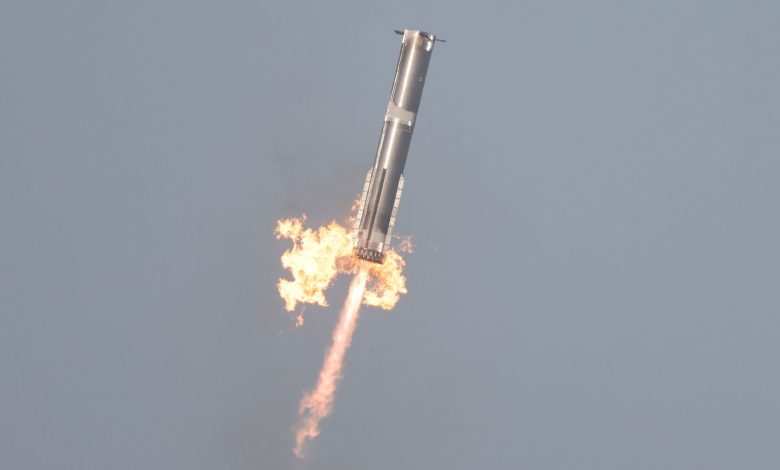 SpaceX loses control of Starship in space in testing failure