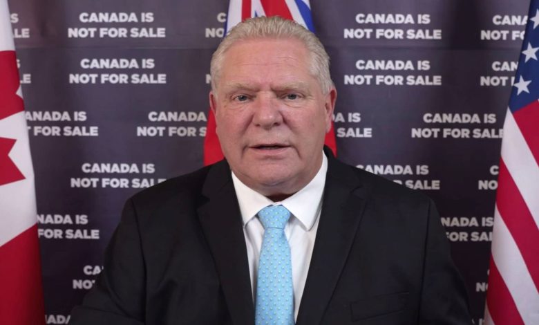 Trump risks recession from tariffs: Doug Ford