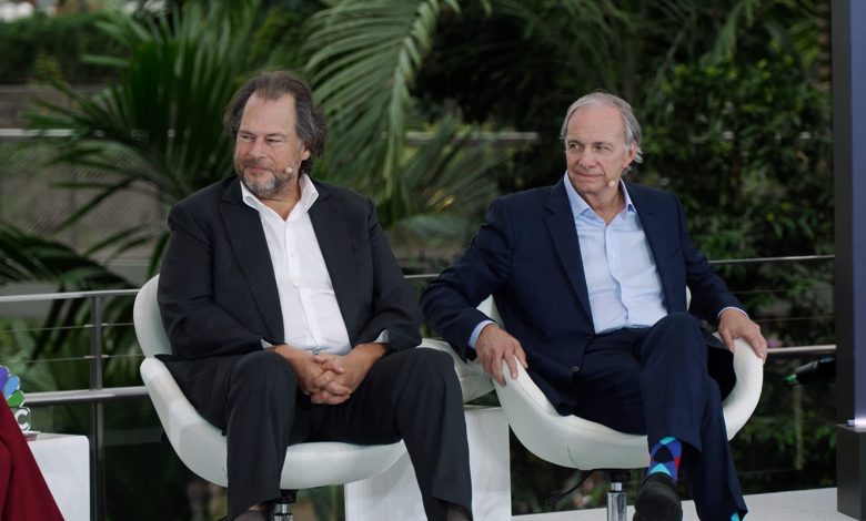 Ray Dalio, Salesforce's Benioff on AI, trade wars and new world order