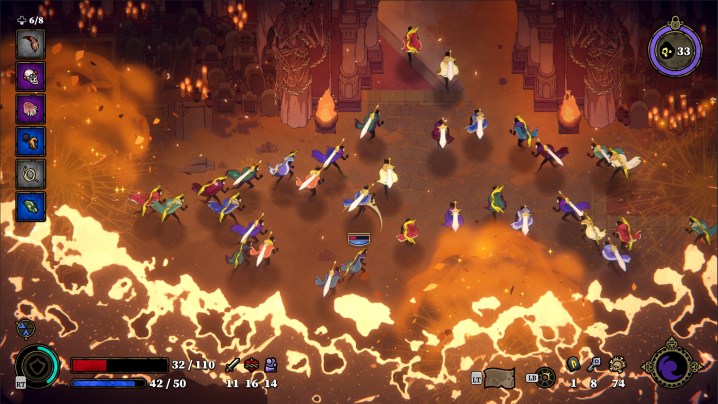 33 players outrun fire in 33 Immortals.