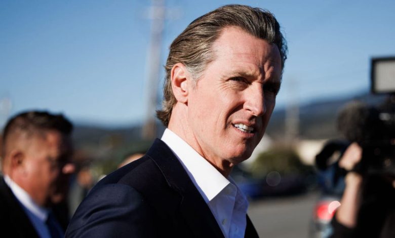 Newsom closeup shot