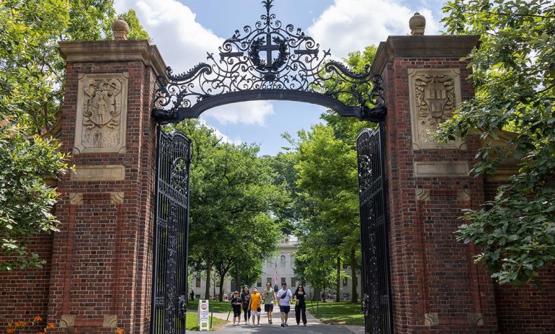 Harvard University gate