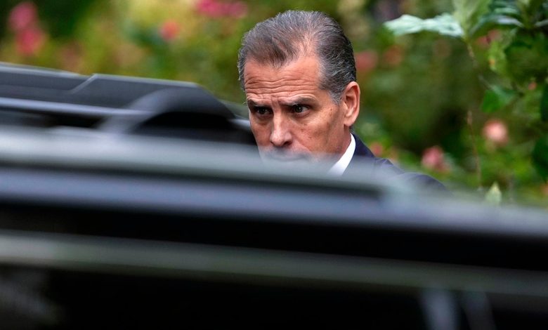 Hunter Biden departs from federal court