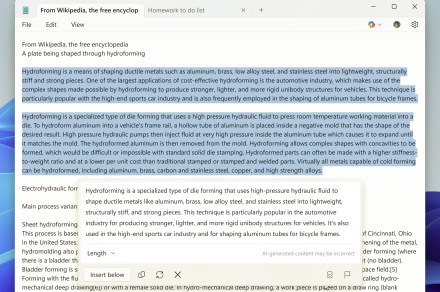 Notepad will soon automatically summarize your notes with AI