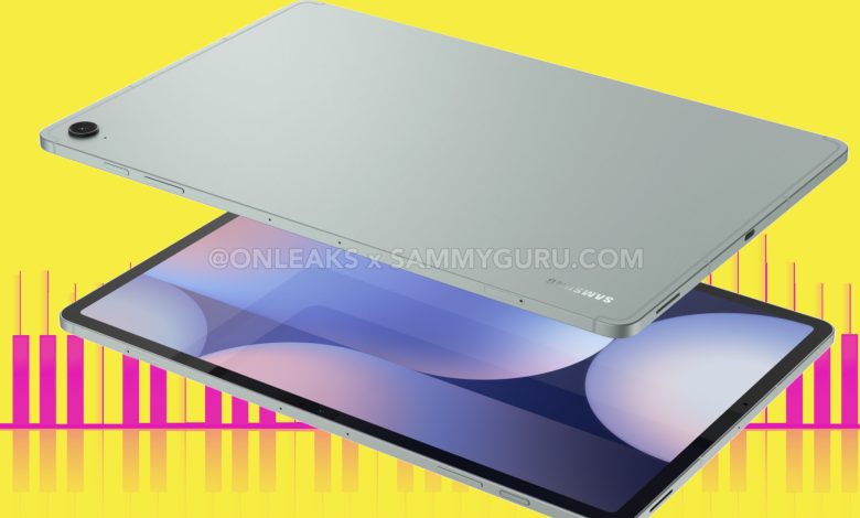 Alleged render of Samsung Galaxy S10 FE Plus tablet.