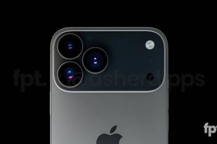 iPhone 17 Pro Max camera design possibly leaked in new image