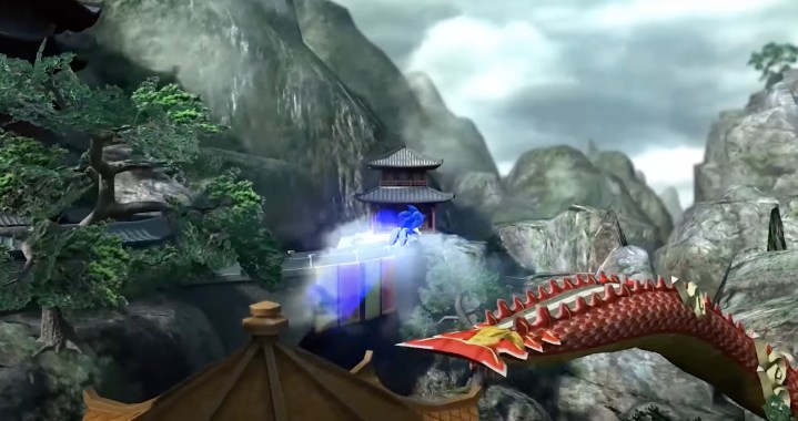 A screenshot taken from Sonic Unleashed Recompiled.