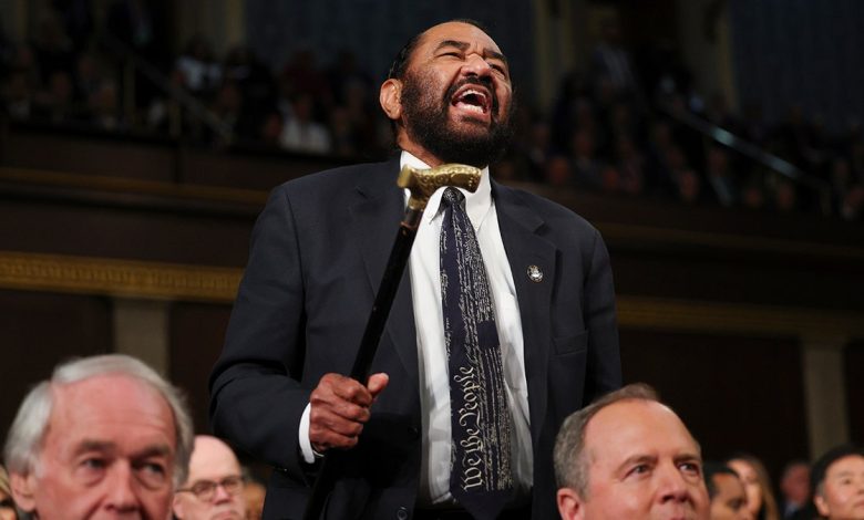 Rep. Al Green shouts at Trump