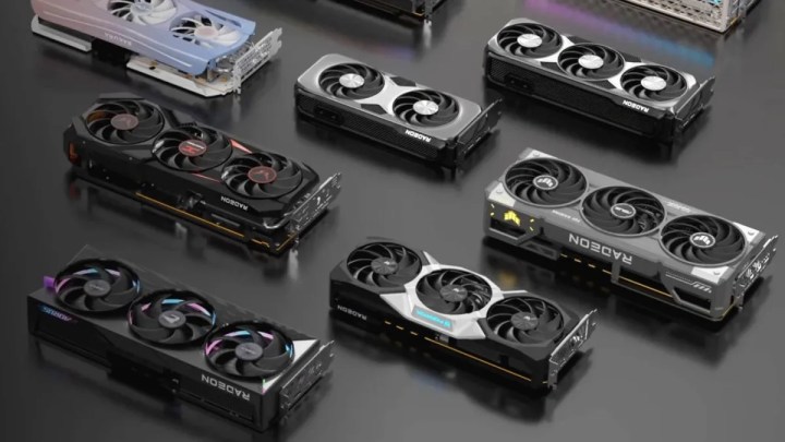 AMD Radeon RX 9070 GPUs from different brands