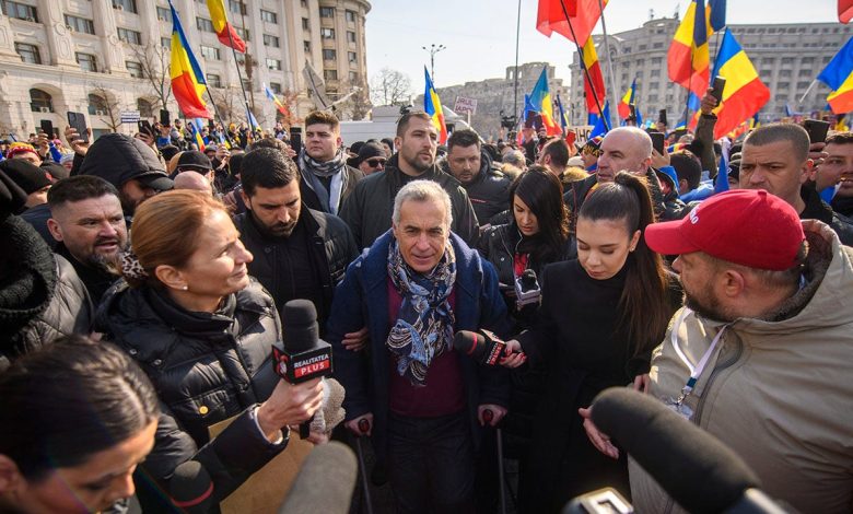 Frontrunner in Romania’s annulled presidential election barred from race