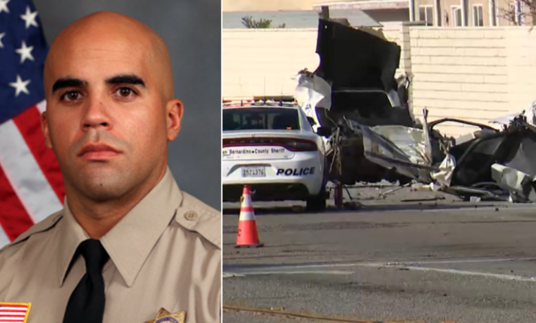 San Bernardino Deputy Hector Cuevas, Jr. killed in crash