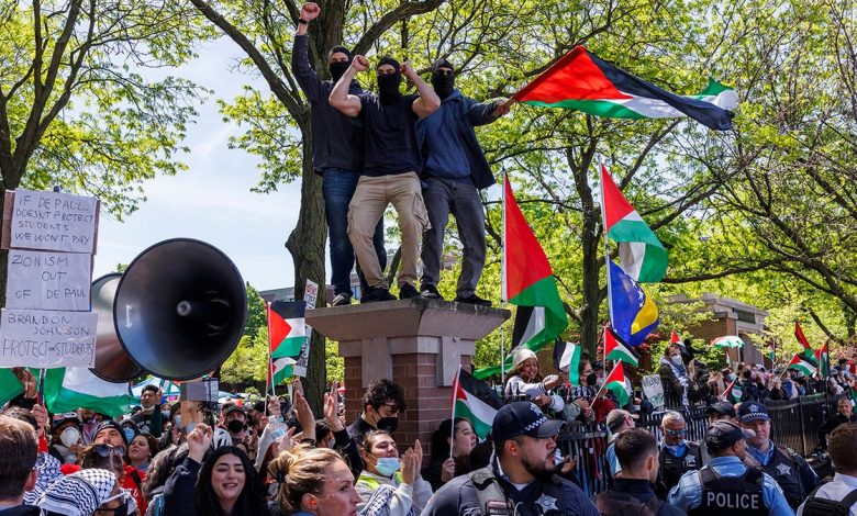 Protest at DePaul University