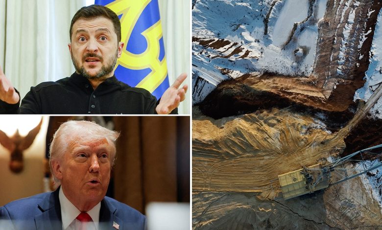 Zelenskyy, Trump, mineral quarry