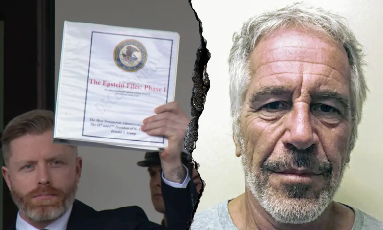 Epstein files split