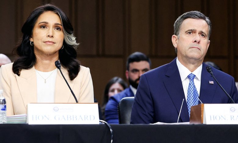 Director of National Intelligence Tulsi Gabbard and CIA Director John Ratcliffe