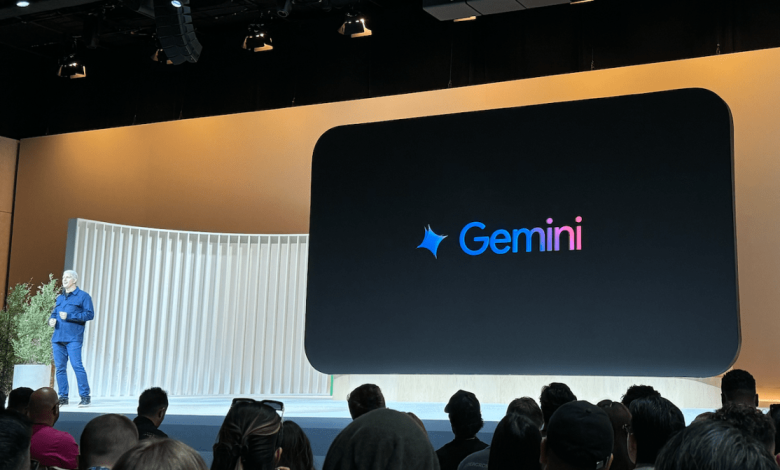 Gemini stage presentation at Made by Google 24