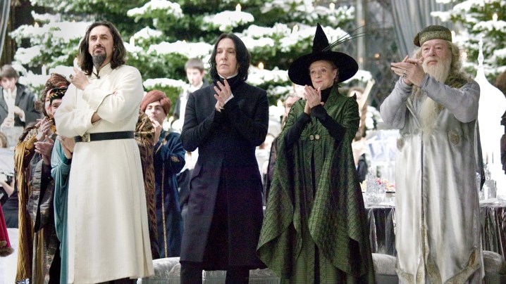 Hogwart's professors at the Yule ball in Harry Potter and the Goblet of Fire.