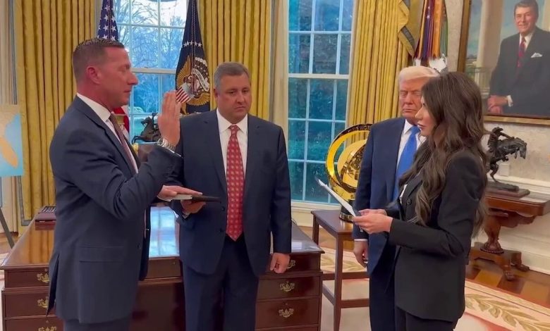 Noem swears in Sean Curran