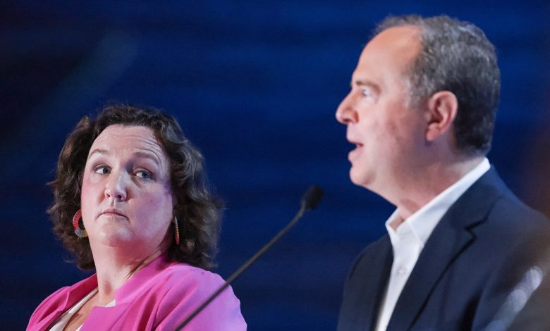 Katie Porter and Adam Schiff