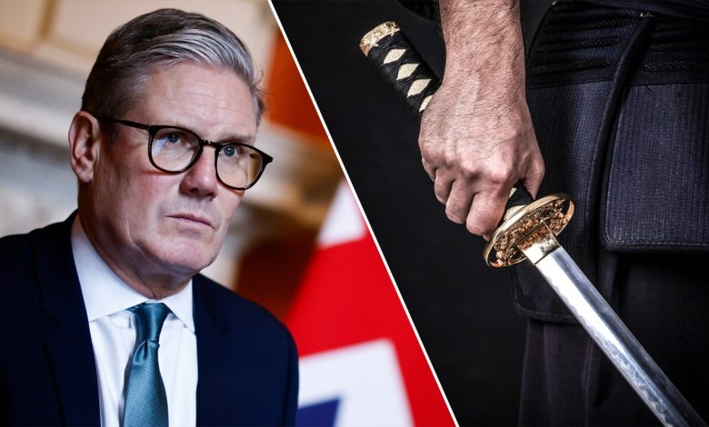 Ninja swords banned in the UK by August, Labour government says