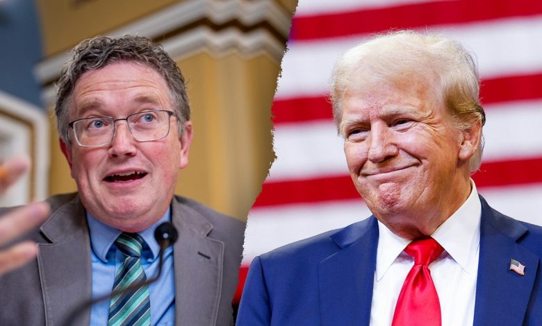 Thomas Massie, Donald Trump