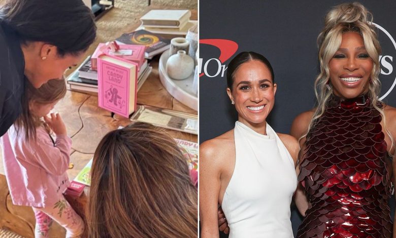 Meghan Markle shares video of Princess Lilibet playing with Serena Williams