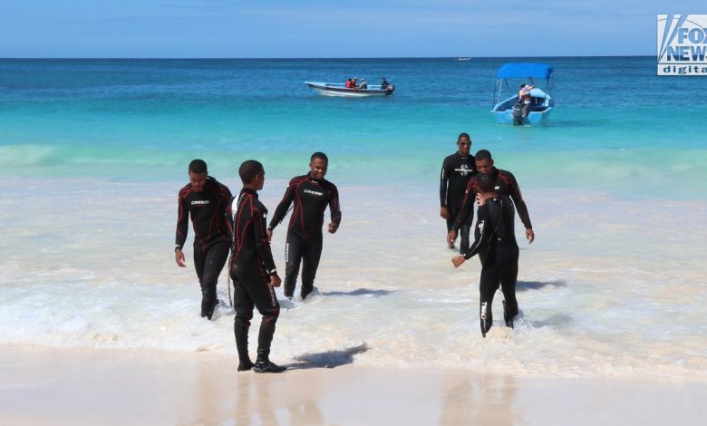 Sudiksha Konanki search teams on the Riu Republica Resort beaches in the Dominican Republic