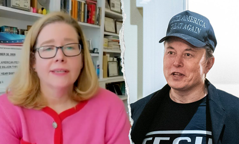 Emily Murphy and Elon Musk