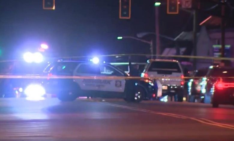 Police are investigating after two officers were shot Friday night in Newark, N.J.