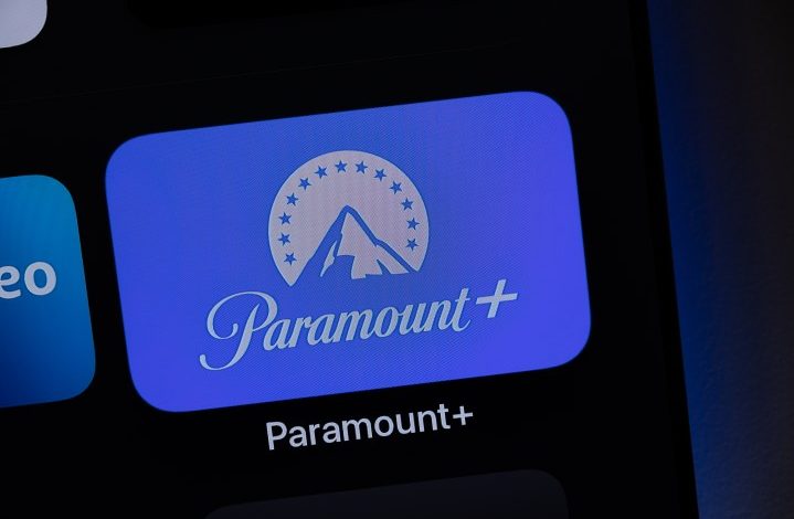 Paramount Plus logo.