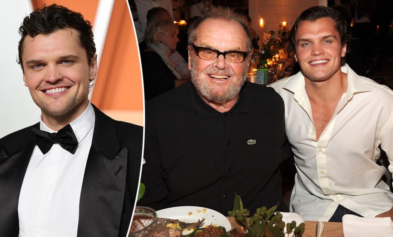 Jack Nicholson's son lacked 'the confidence' to go into acting