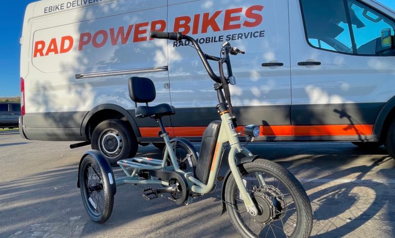 rad power bikes trike and van