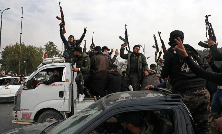 People celebrate in Damascus after fall of Assad regime