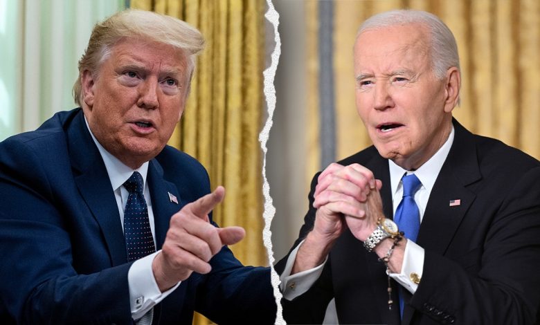 Donald Trump and Joe Biden