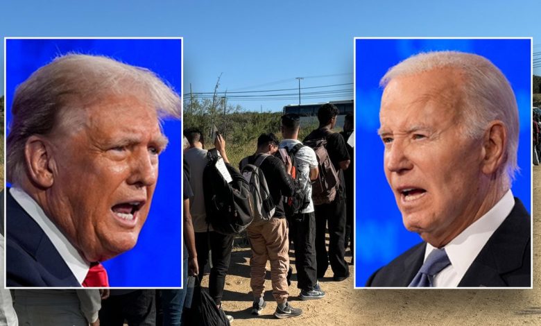 Trump Biden border