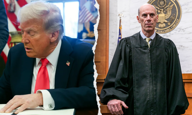 Trump, Judge Boasberg photo split