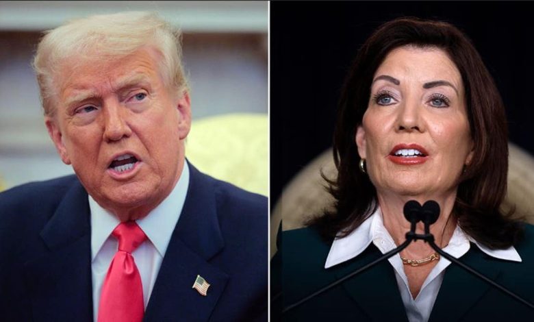 A split of Trump and Hochul