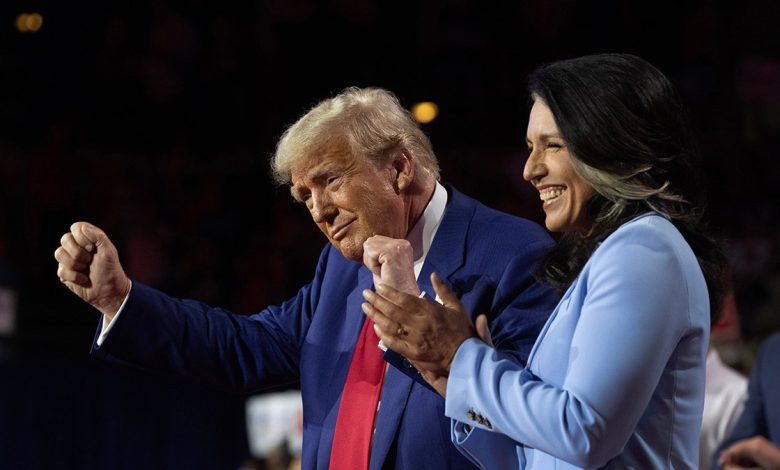 Trump with Tulsi Gabbard