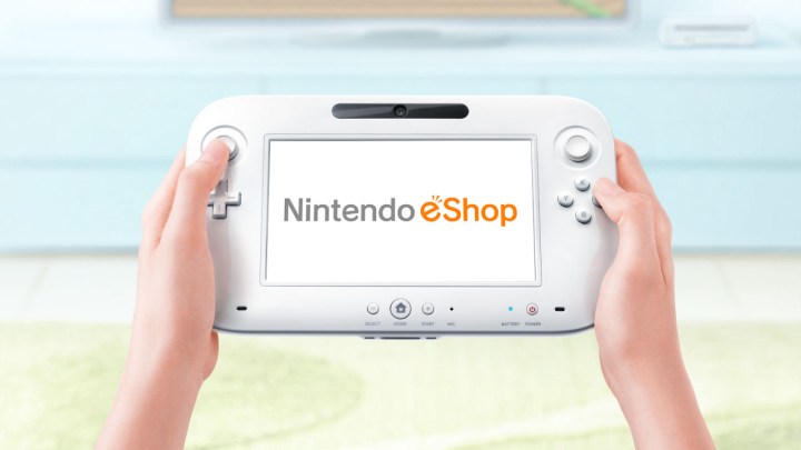 The eShop on the Nintendo Wii U.