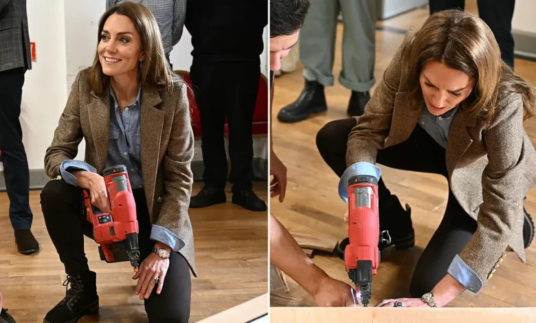 Kate Middleton reveals she got a chainsaw for Christmas while on Scotland trip